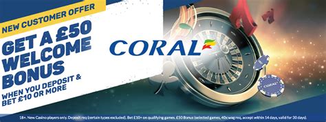 coral casino 50 free spins - coral casino bonus